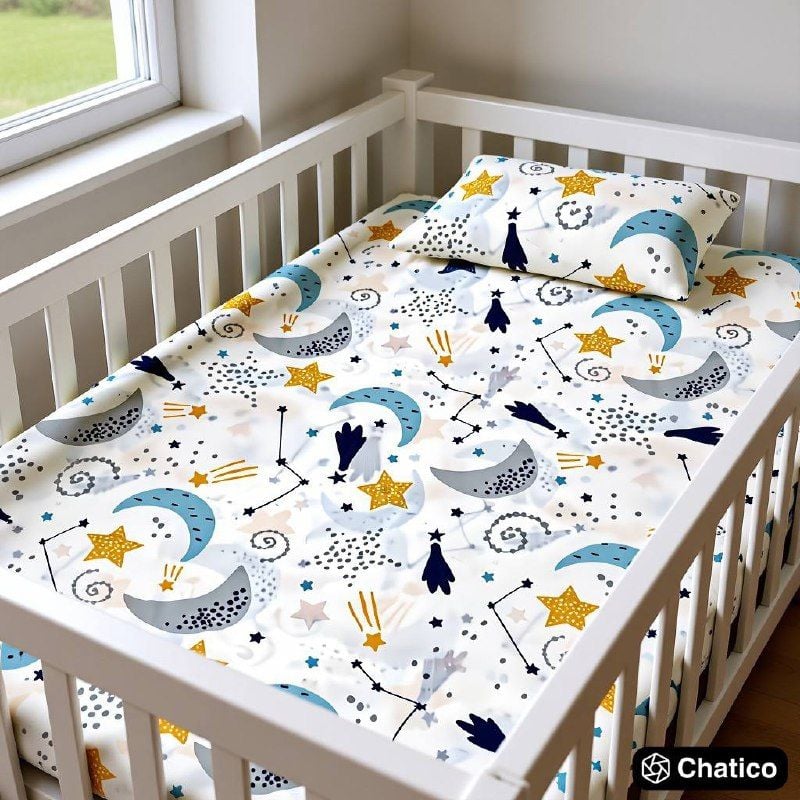 Постіль зорі білий 60*120(р)