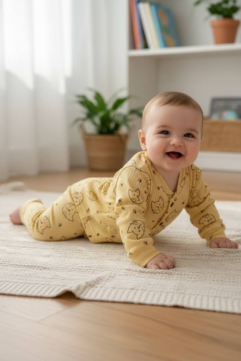 Дитяча білизна Піжамка 10177.06 жовтий 80(р)