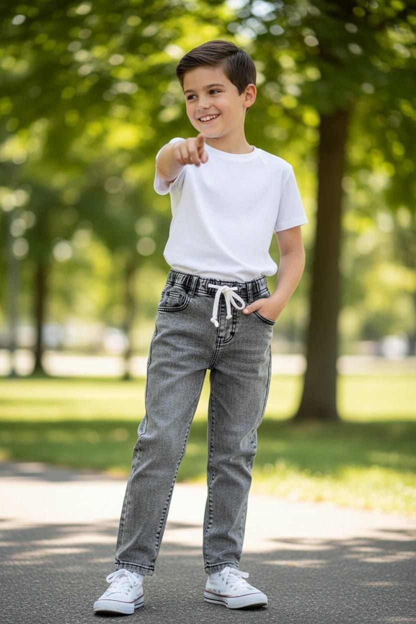 Джинси вс3737 сірий 158(р)