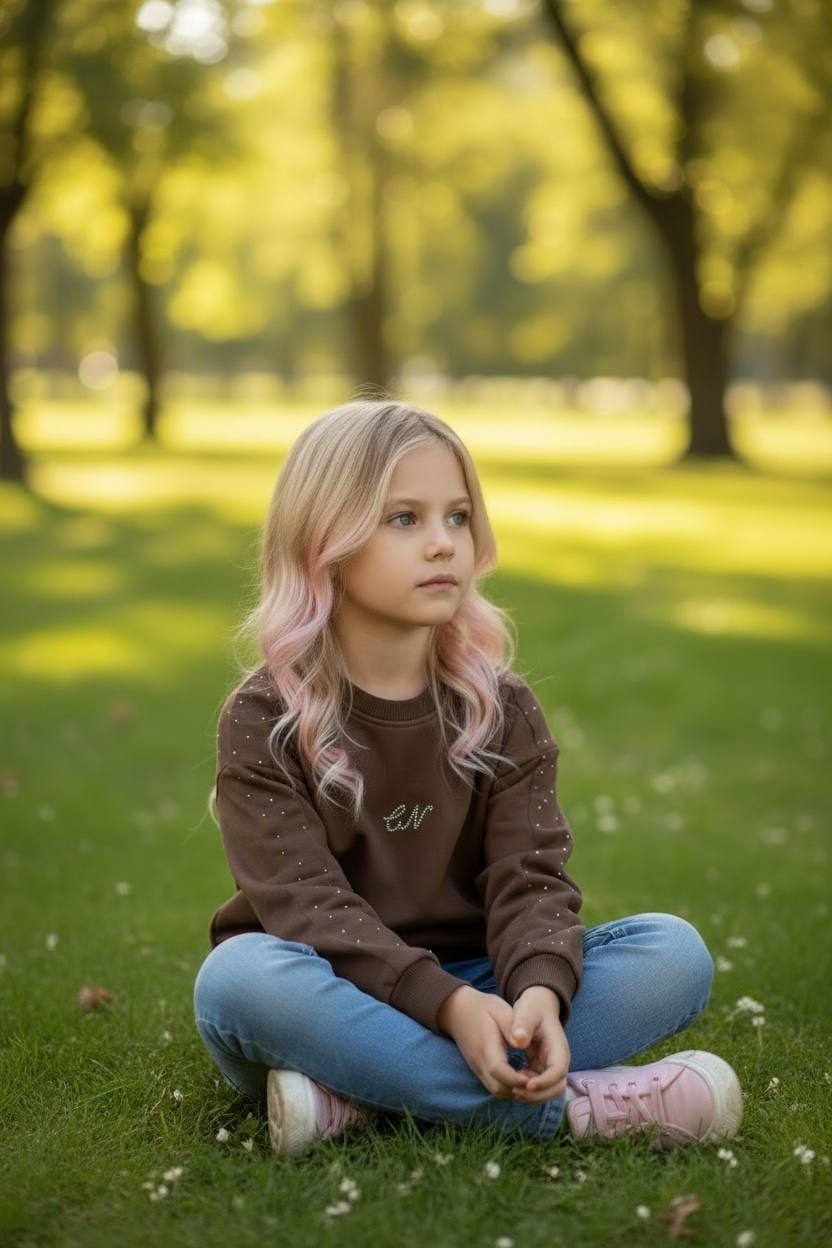 Дівчинка 14665 шоколад 110(р)