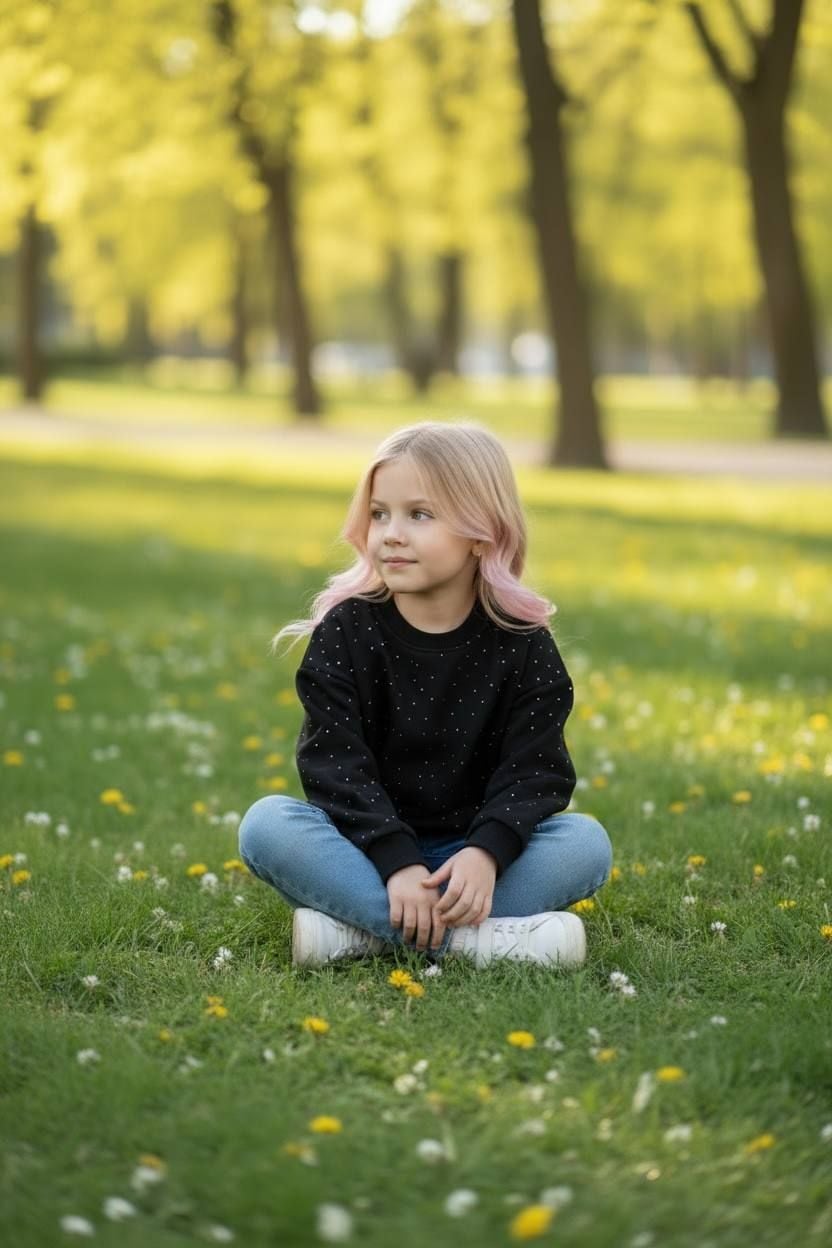 Дівчинка 14656 чорний 110(р)