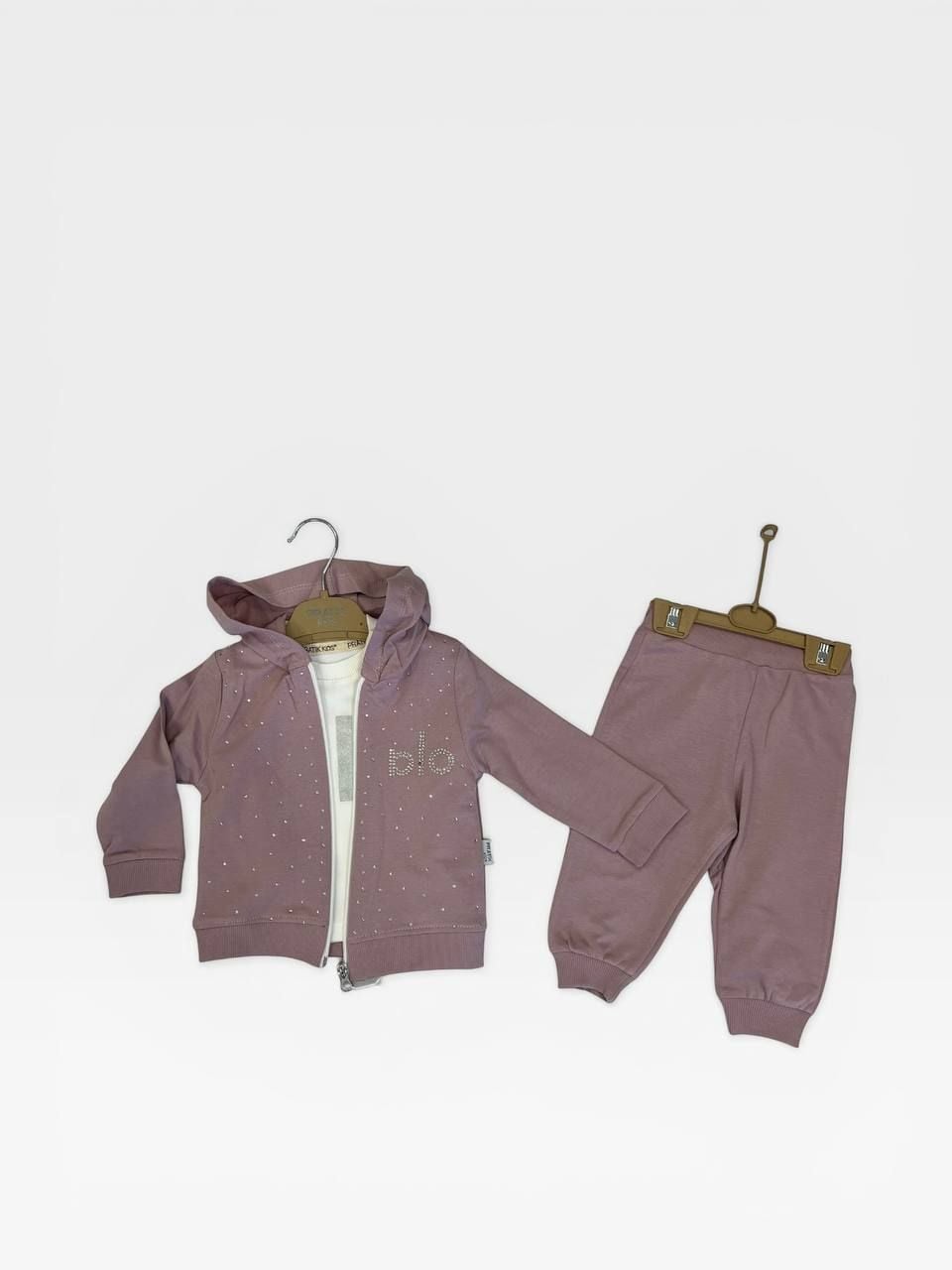 Немовля костюмчик 1553 пудра 06-09(р)