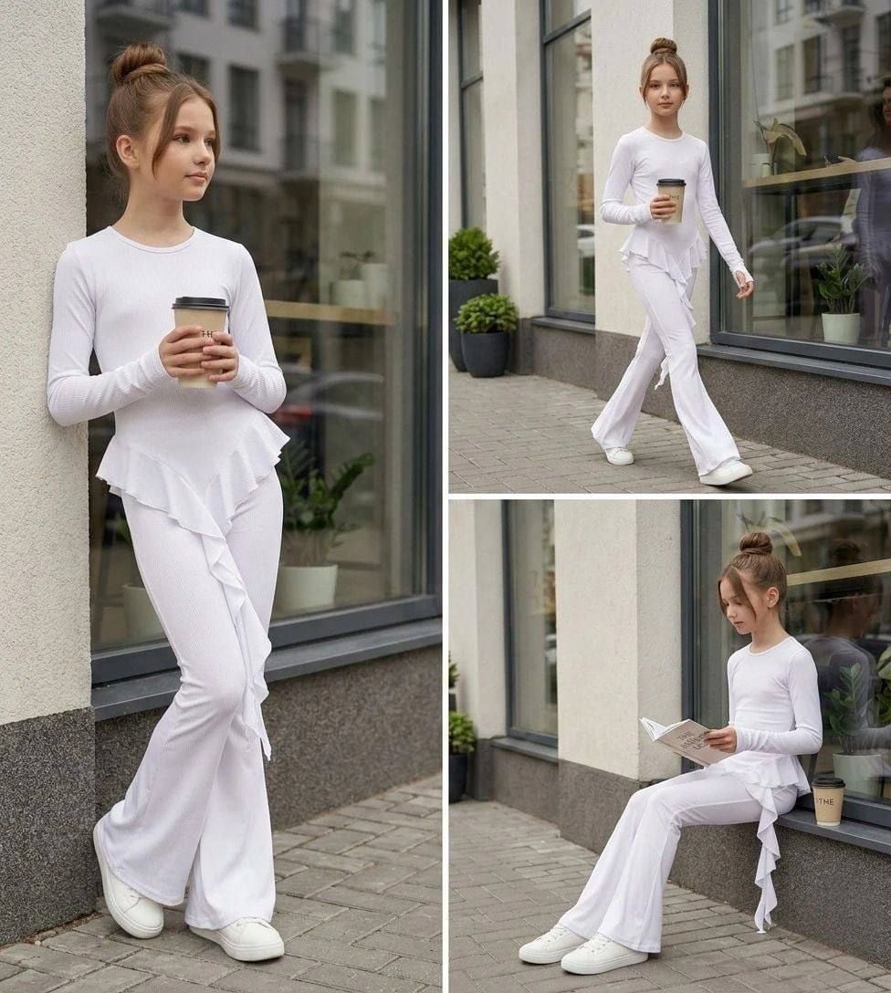 Костюм 4122 білий 140(р)