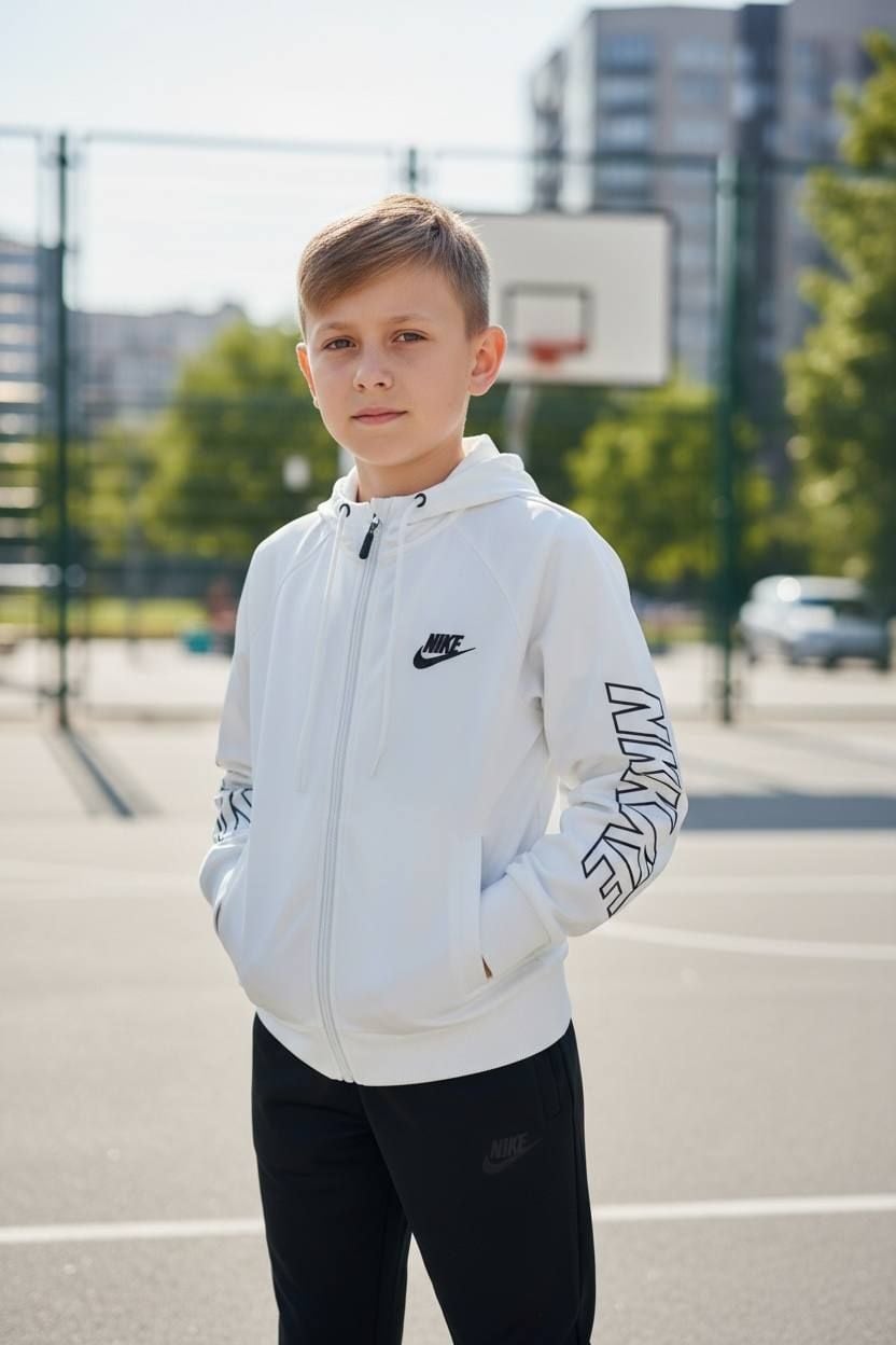 Костюм спортивний Хлопчик 24560 білий 134(р)