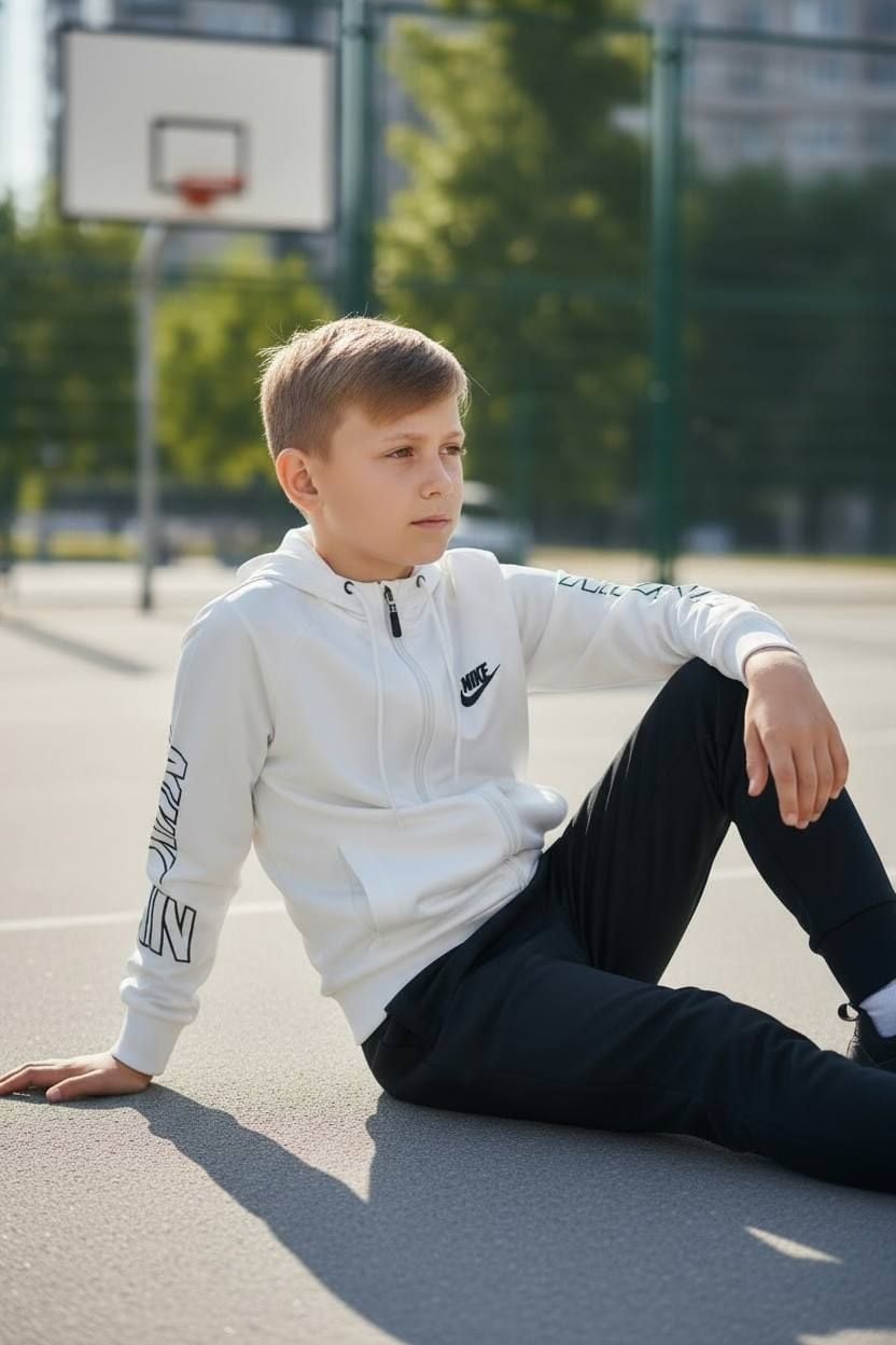 Костюм спортивний Хлопчик 24560 білий 134(р)