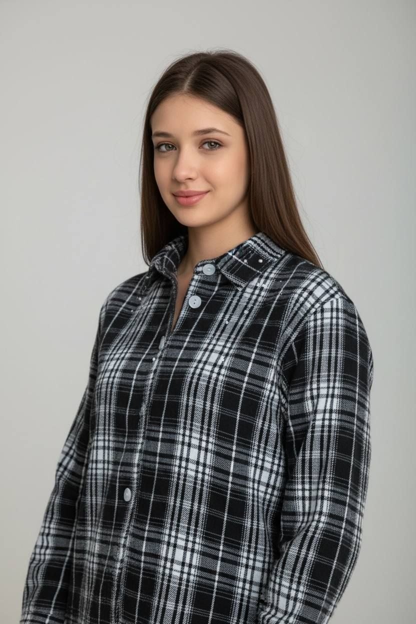 Сорочка Дівоча 1503 чорний 128(р)