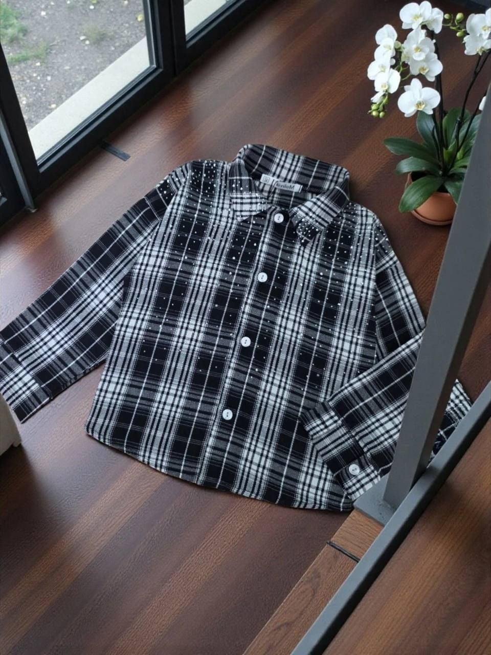 Сорочка Дівоча 1503 чорний 128(р)