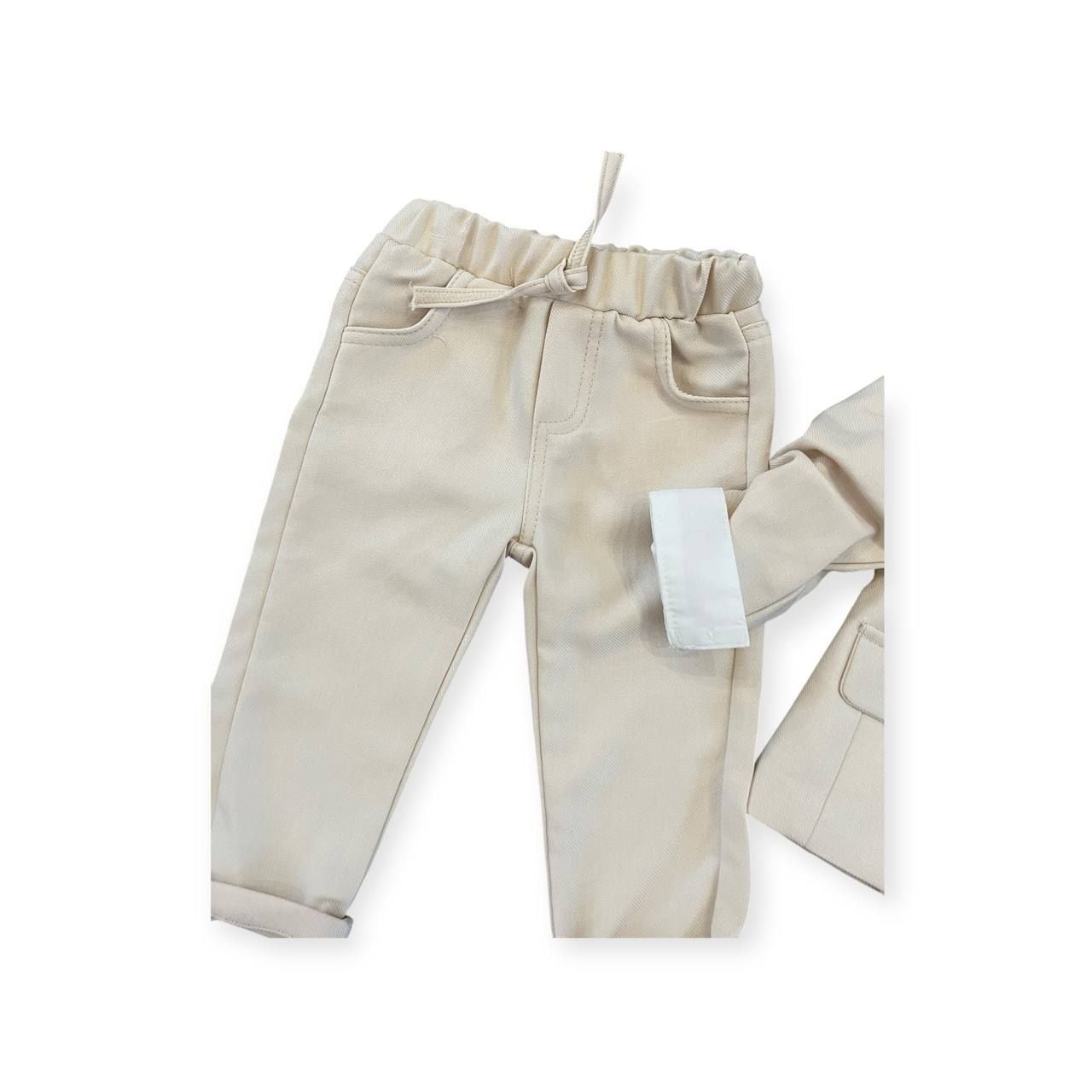 Немовля костюмчик 3769 молочний 0-03(р)