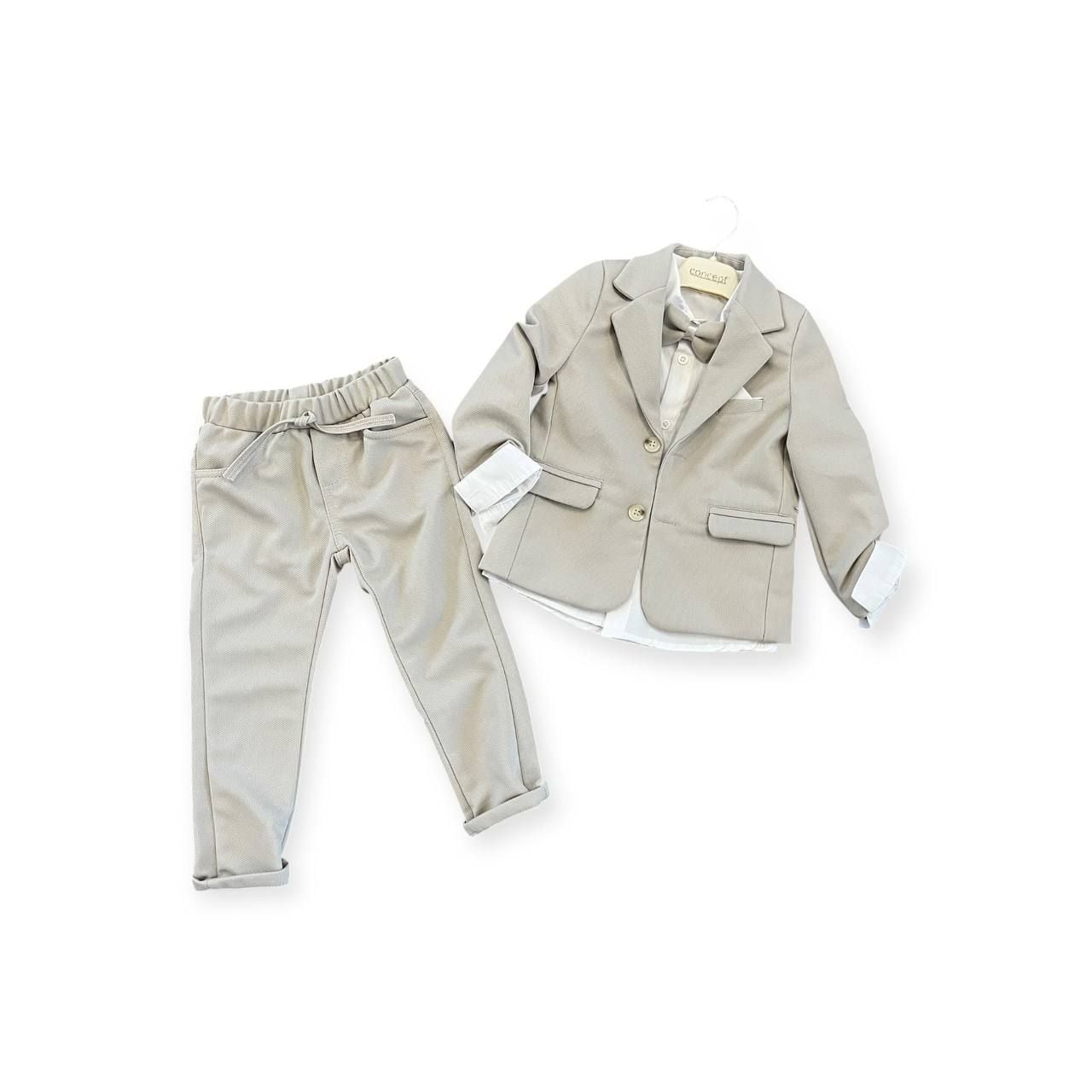 Костюм хлопчик 3769 бежевий 110(р)