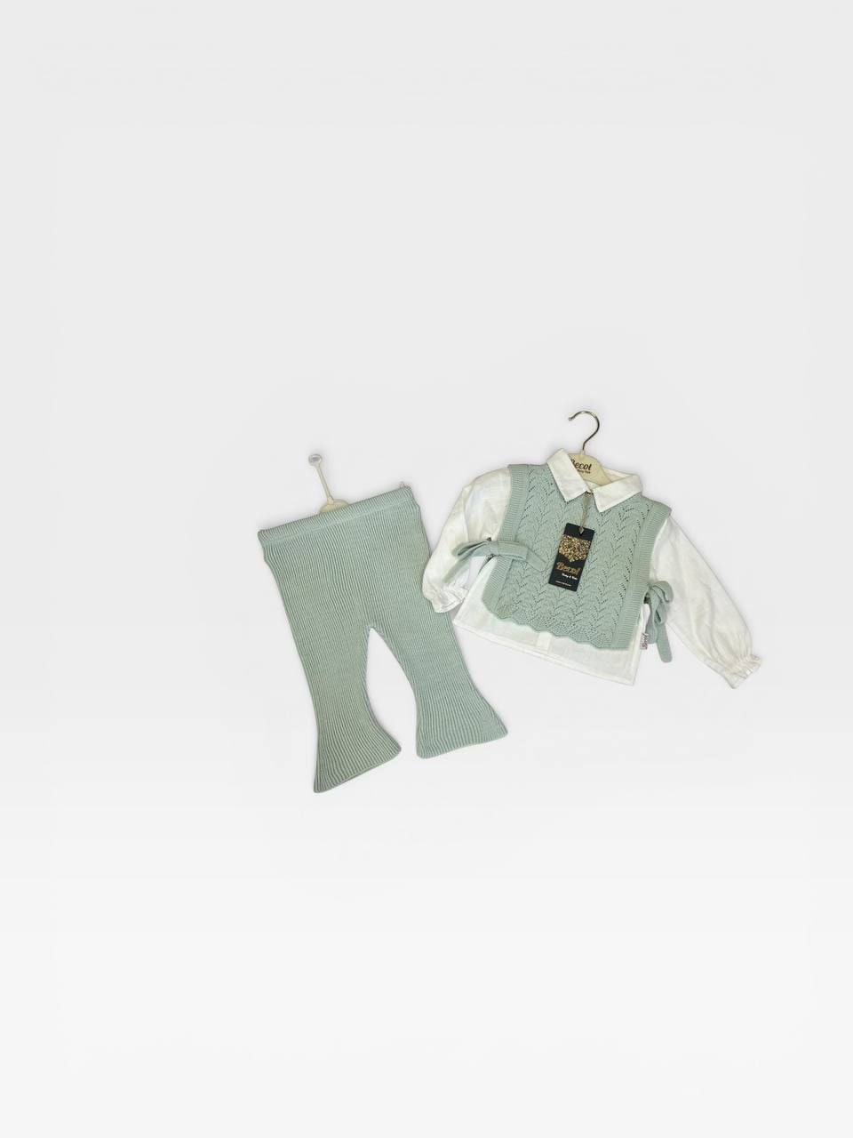 Немовля костюмчик 10988 мята 09-12(р)