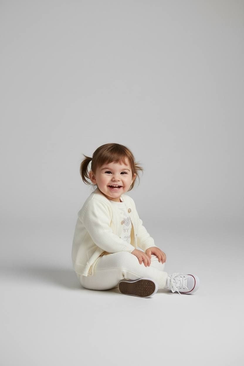 Немовля костюмчик 1493 молочний 09-12(р)