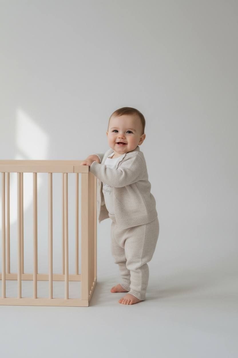 Немовля костюмчик 1493 бежевий 06-09(р)