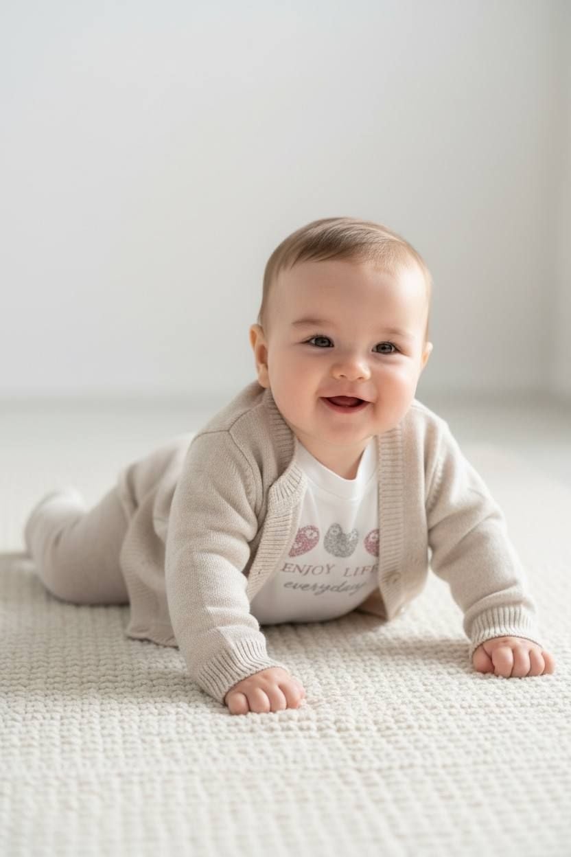 Немовля костюмчик 1493 бежевий 06-09(р)