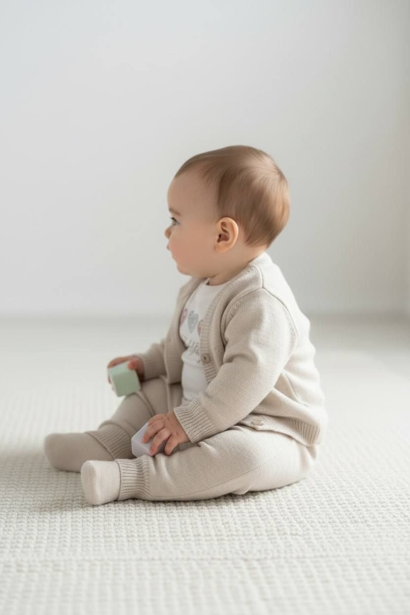 Немовля костюмчик 1493 бежевий 06-09(р)