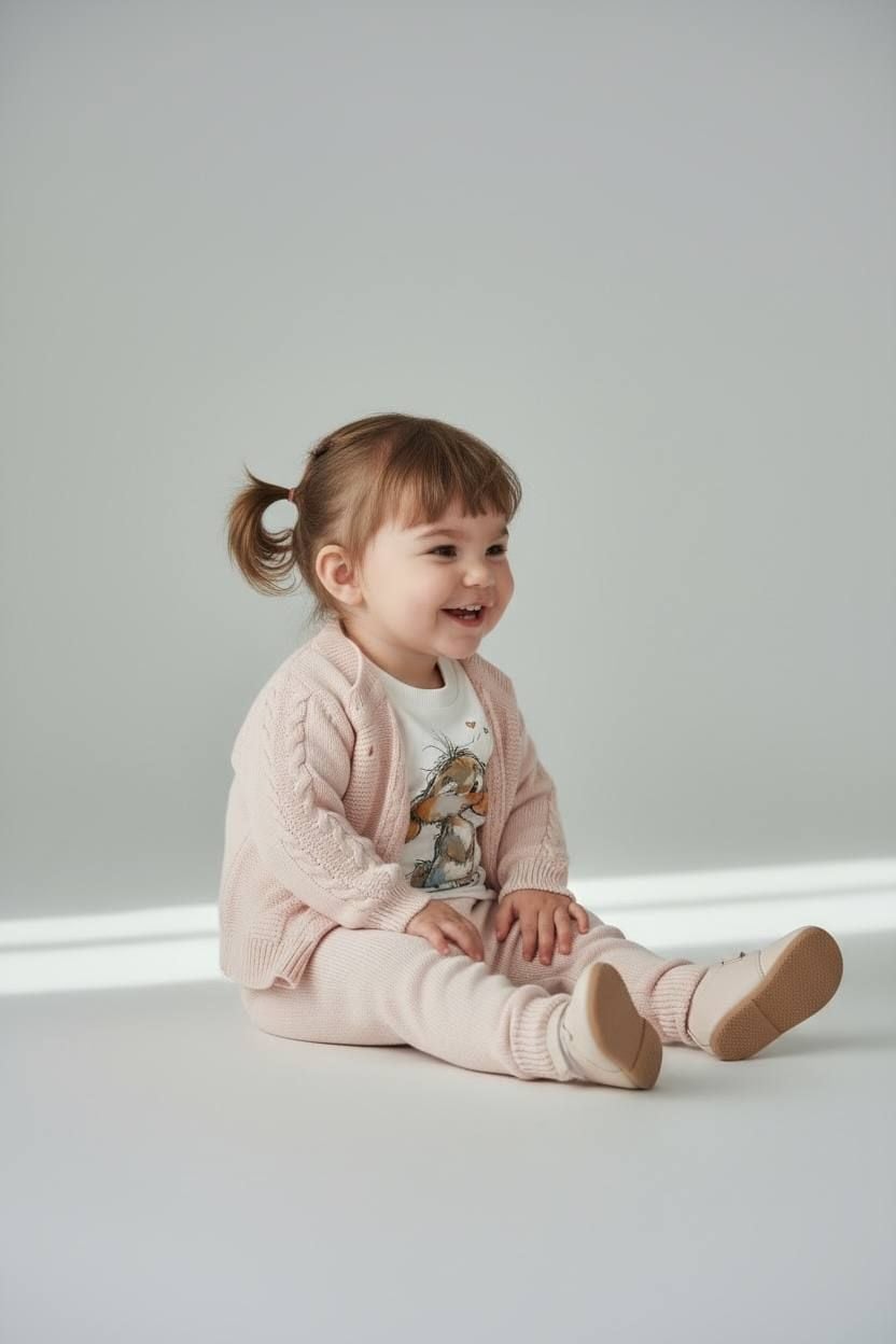 Немовля костюмчик 1577 рожева-цукерка 06-09(р)