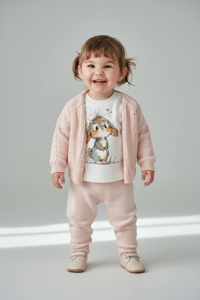 Немовля костюмчик 1577 рожева-цукерка 06-09(р)