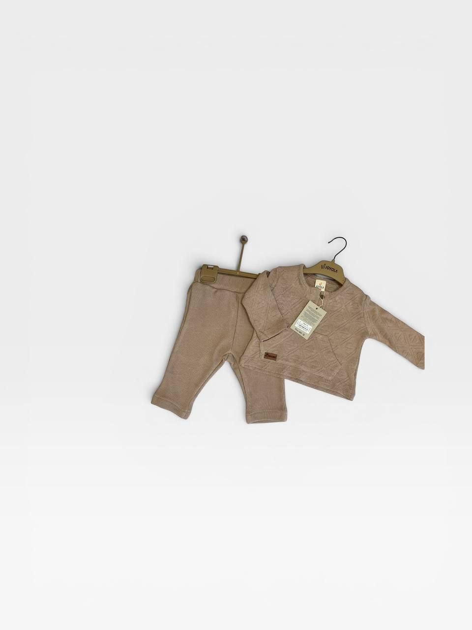 Немовля костюмчик 18413 коричневий 09-12(р)