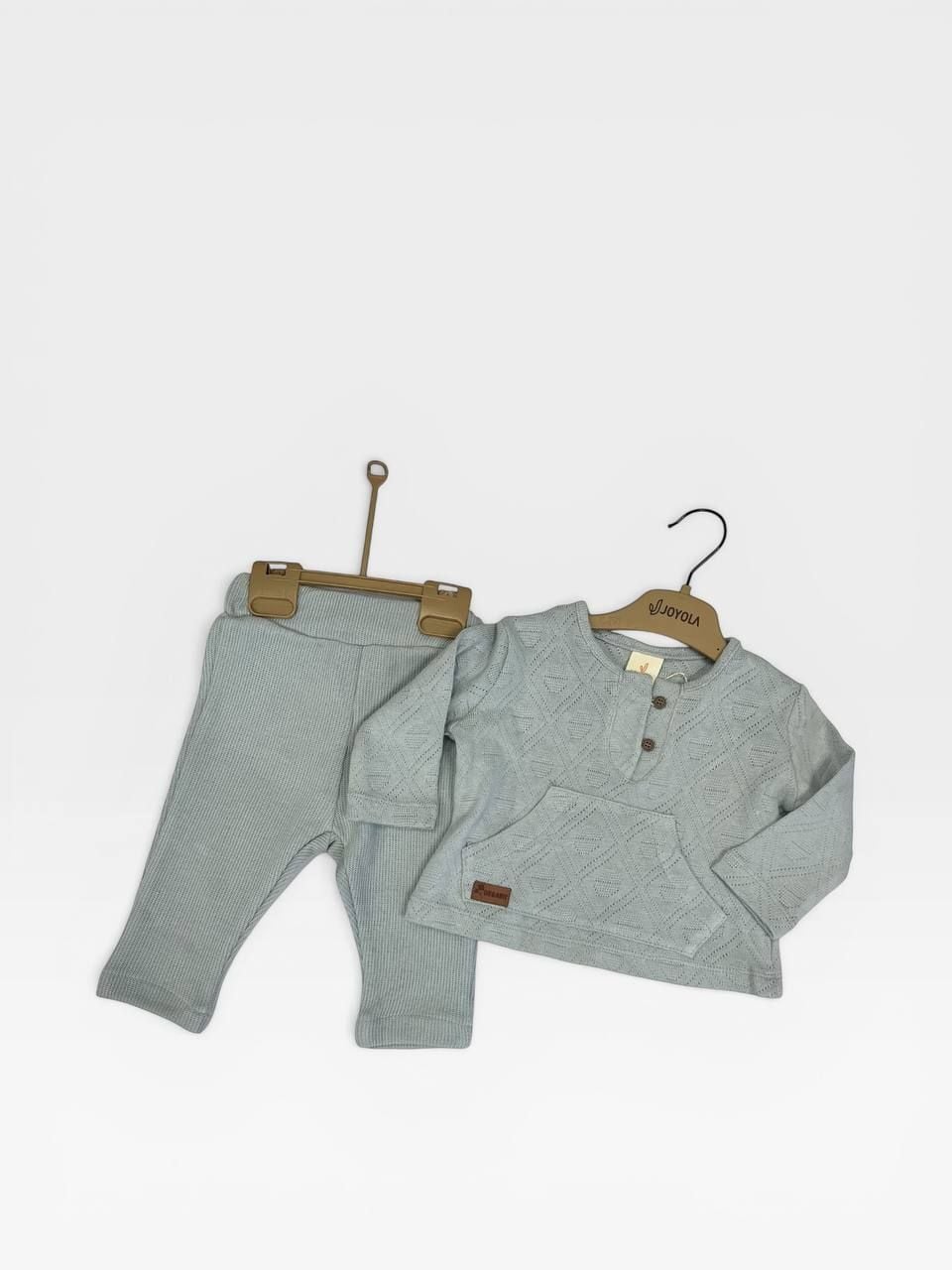 Немовля костюмчик 18413 сірий 06-09(р)