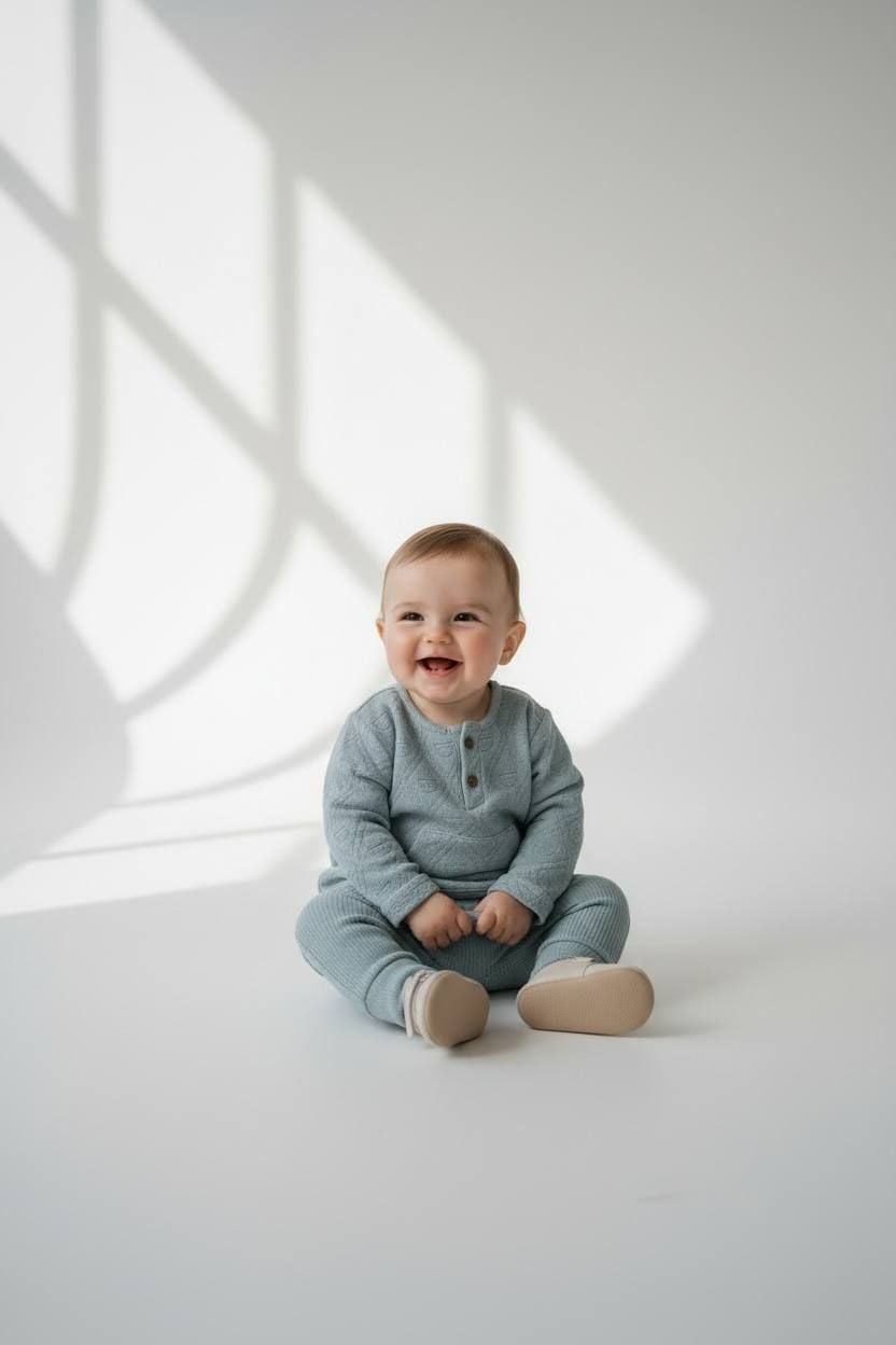 Немовля костюмчик 18413 сірий 0-03(р)