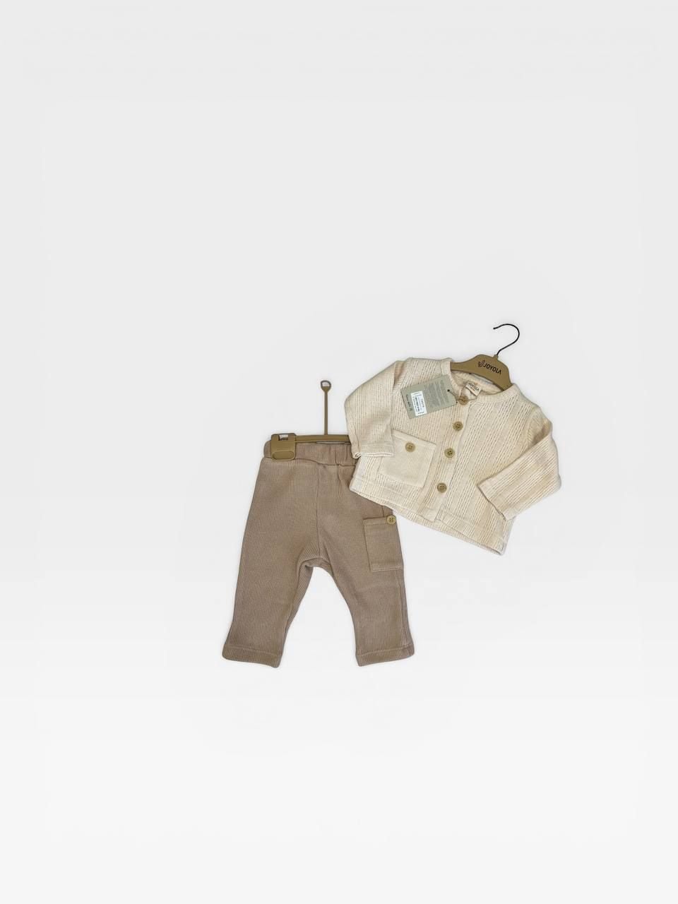 Немовля костюмчик 18575 бежевий 06-09(р)