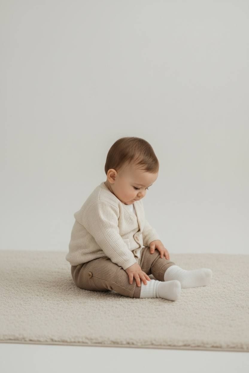 Немовля костюмчик 18575 бежевий 0-03(р)