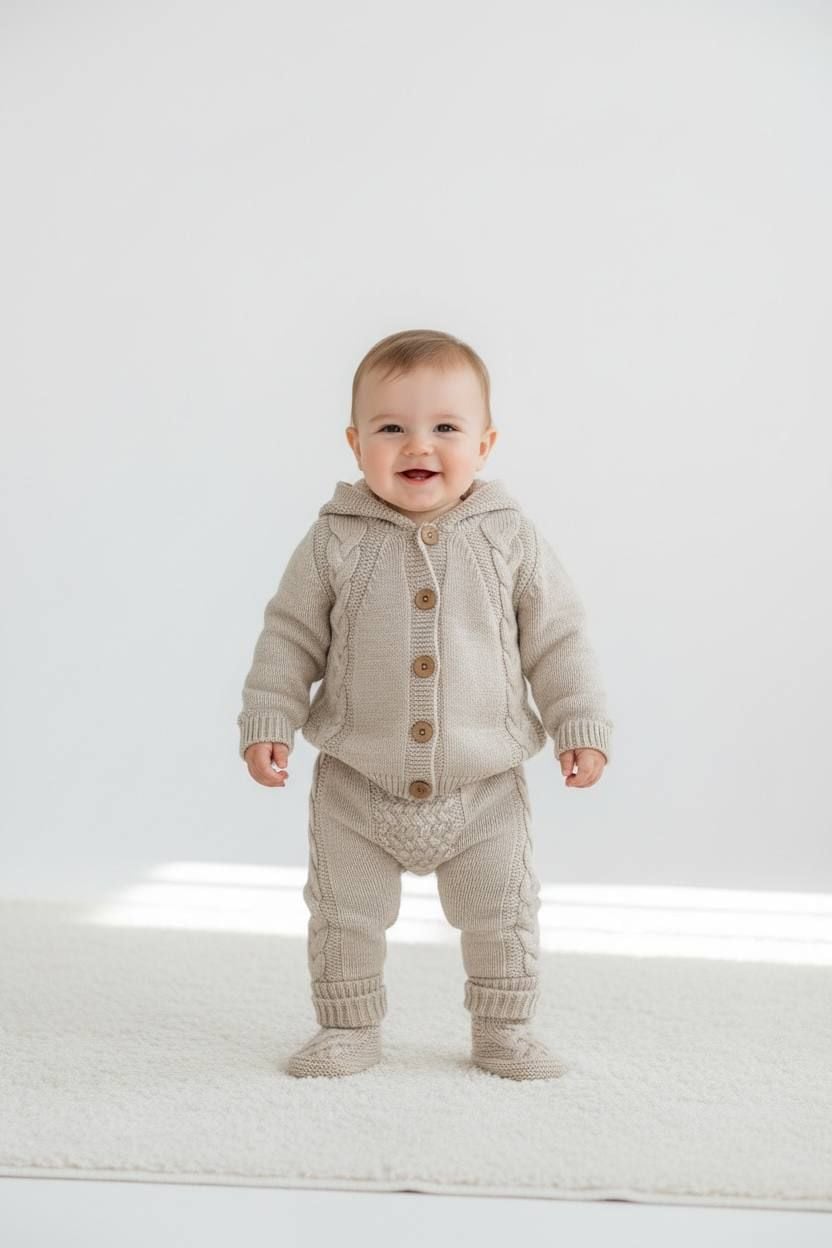 Немовля костюмчик 7815 бежевий 03-06(р)