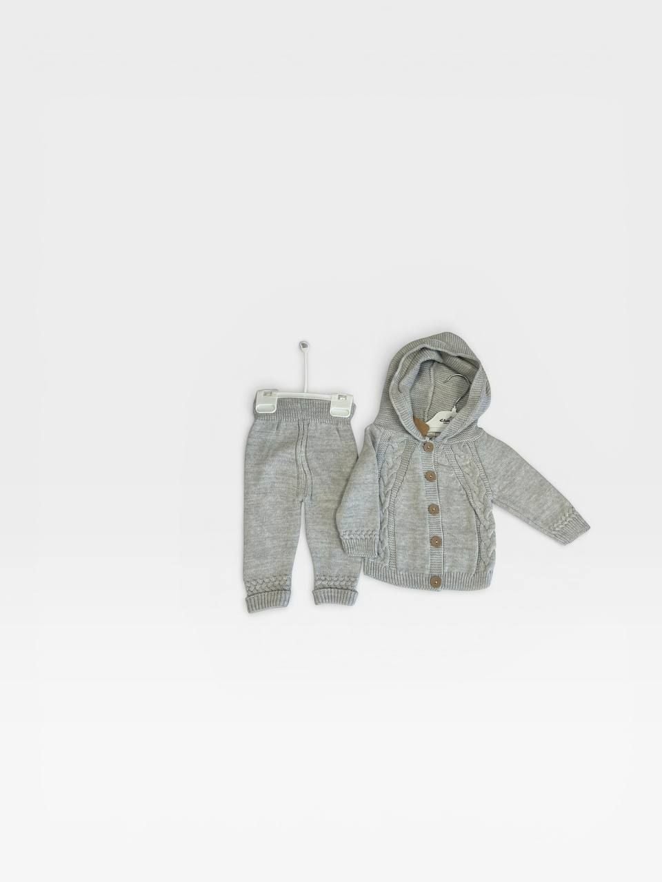 Немовля костюмчик 7815 сірий 09-12(р)