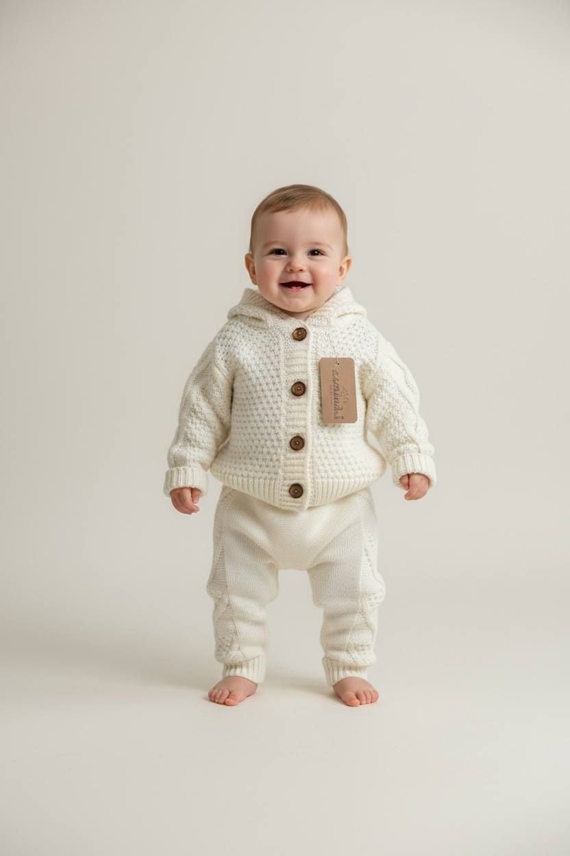 Немовля костюмчик 7821 молочний 03-06(р)