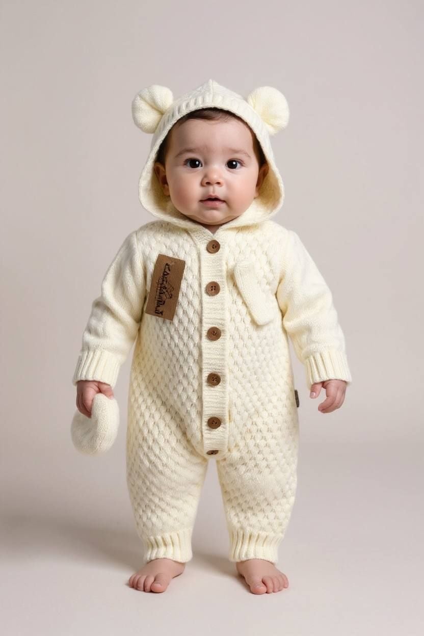Немовля комбінезончик 5111 молочний 06-09(р)