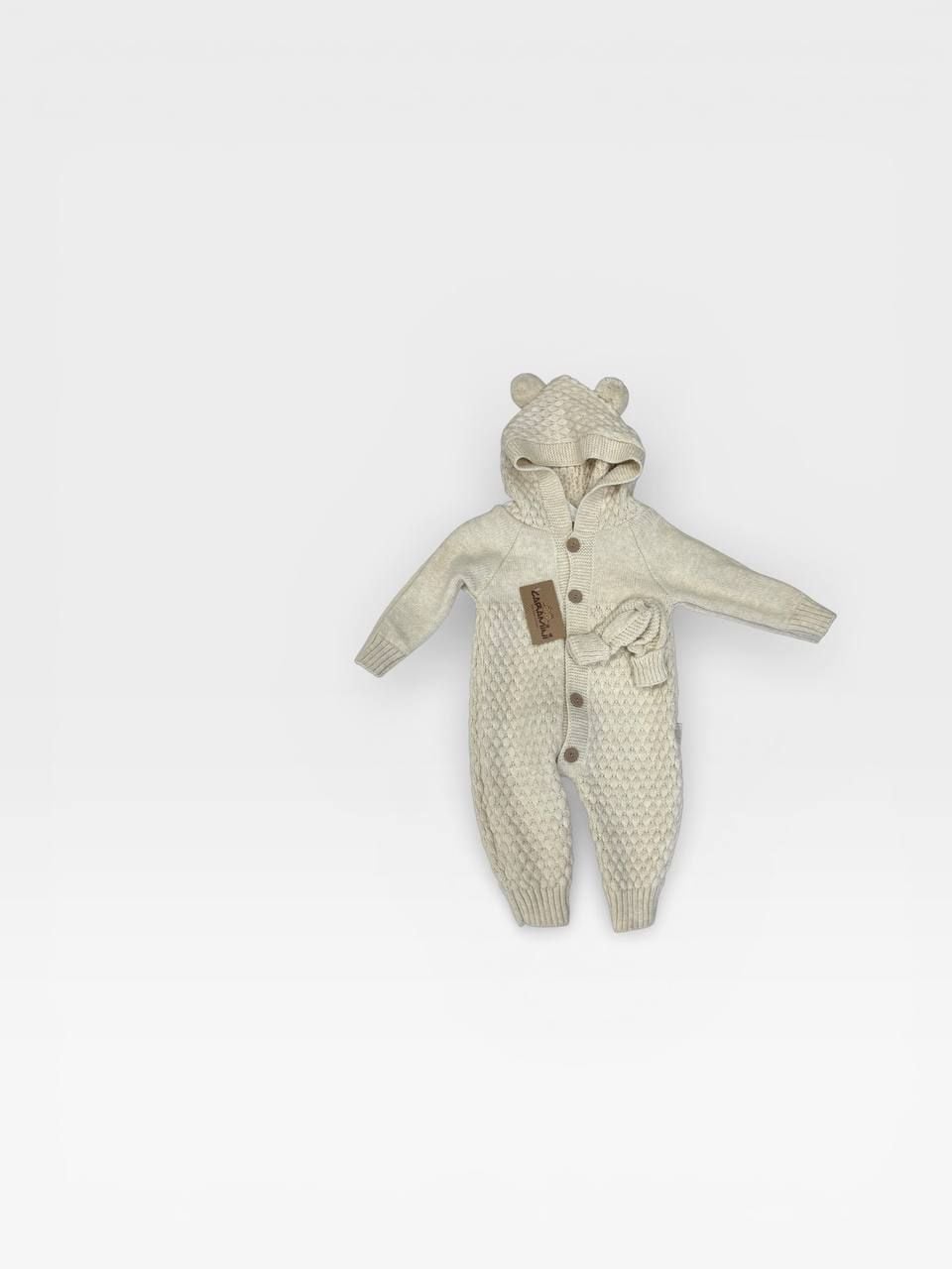 Немовля комбінезончик 5111 бежевий 09-12(р)