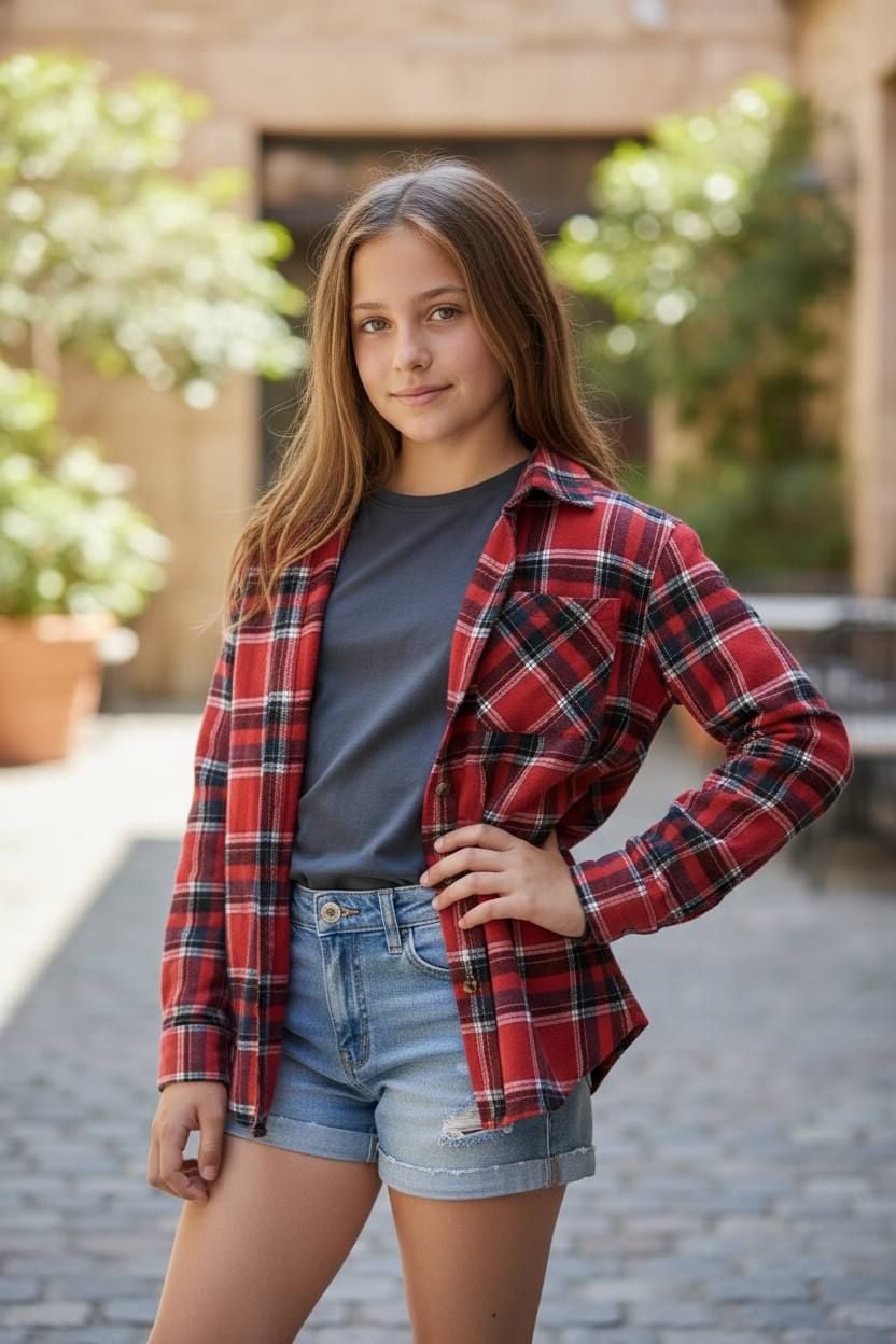 Сорочка Дівоча 0488 червоний 146(р)