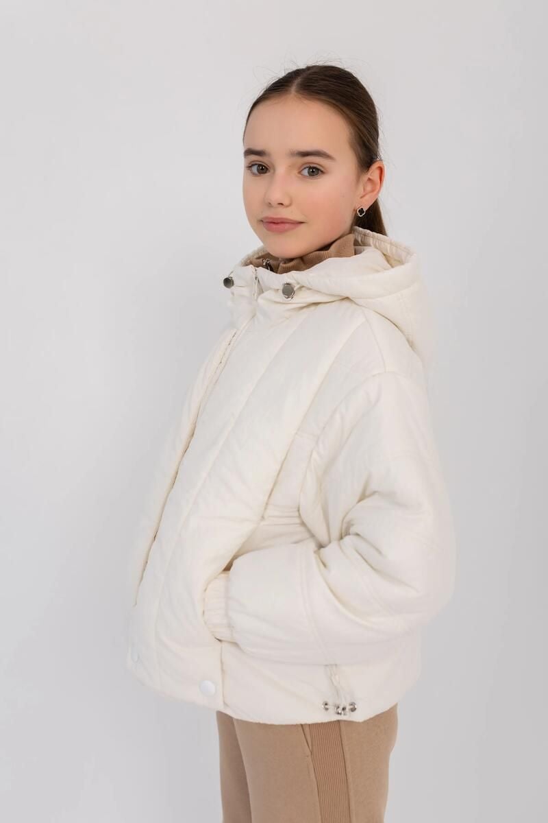 Верхній одяг куртка Джина молочний 158(р)