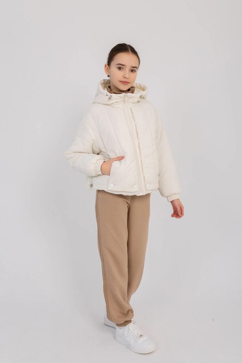 Верхній одяг куртка Джина молочний 158(р)