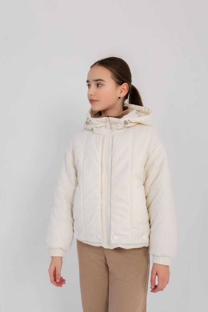 Верхній одяг куртка Джина молочний 128(р)