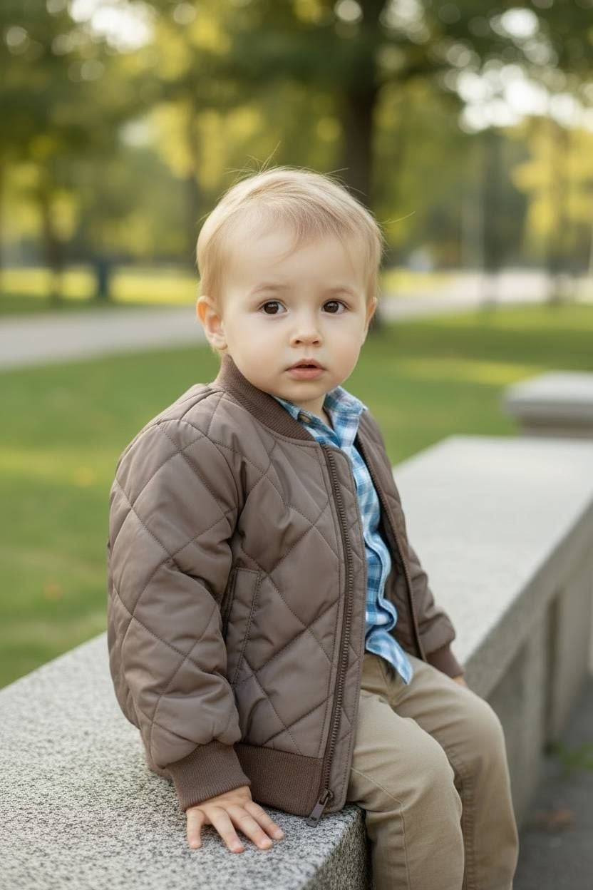 Верхній одяг куртка 2пл116 коричневий 116(р)