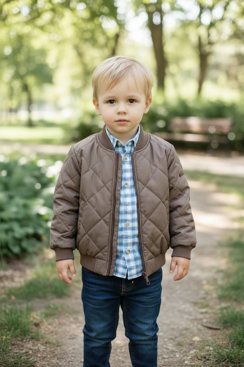 Верхній одяг куртка 2пл116 коричневий 116(р)