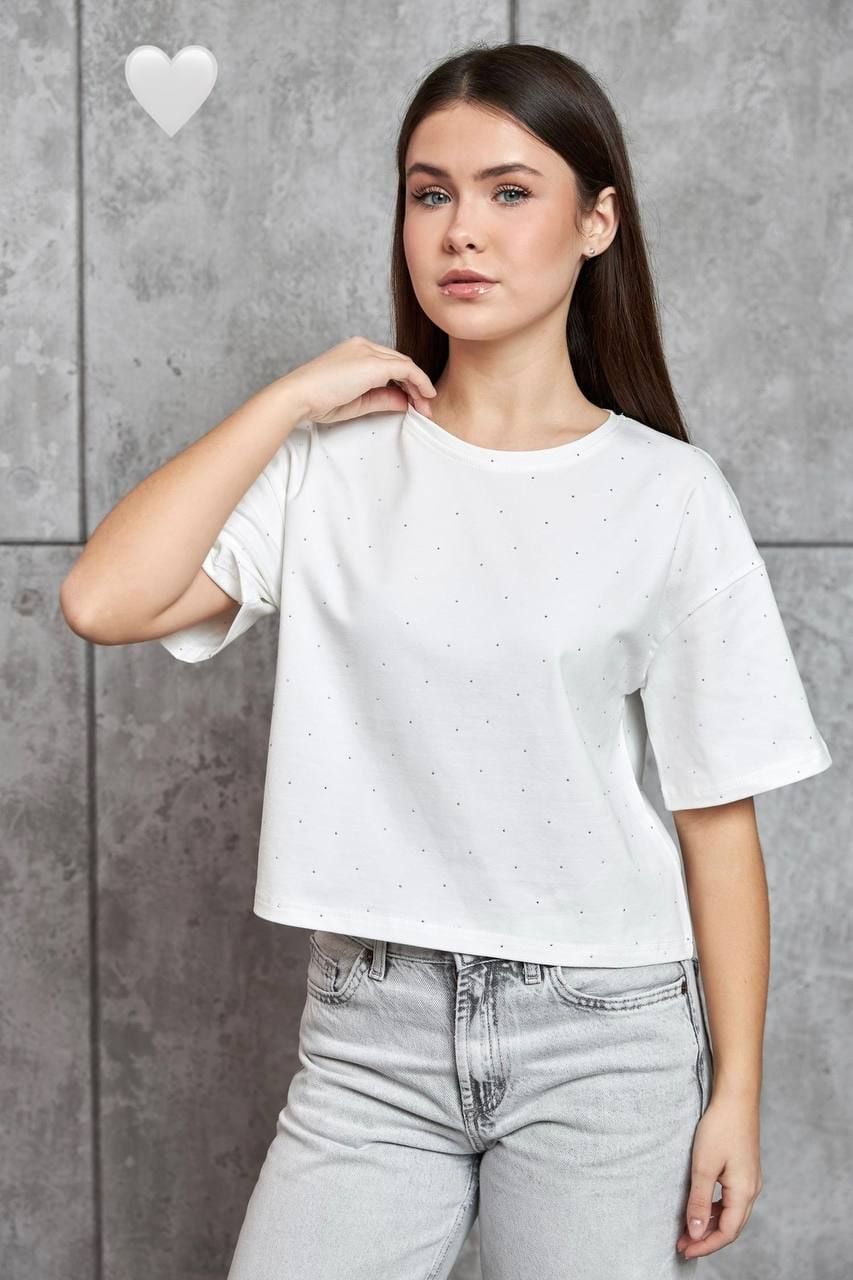 Футболка 0232 молочний 140(р)