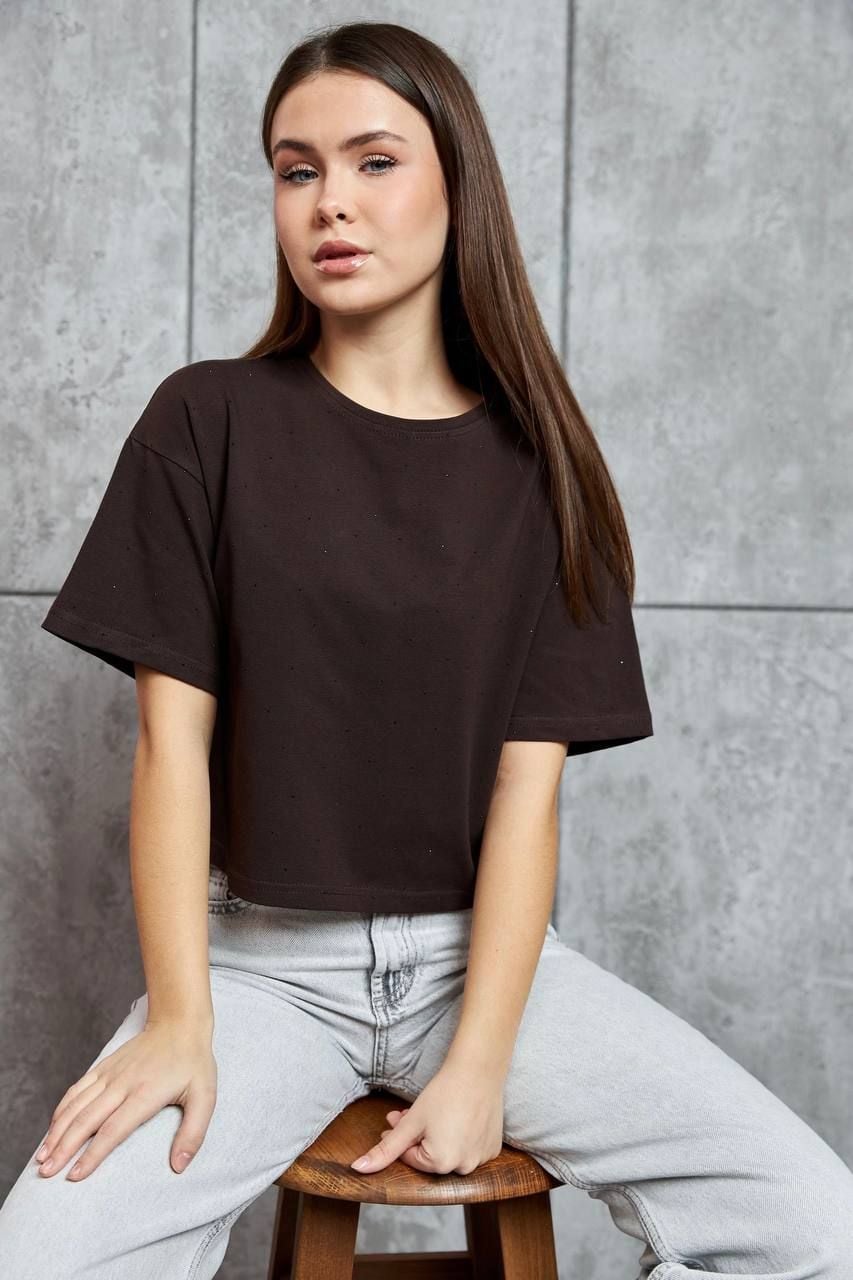 Футболка 0232 шоколад 140(р)