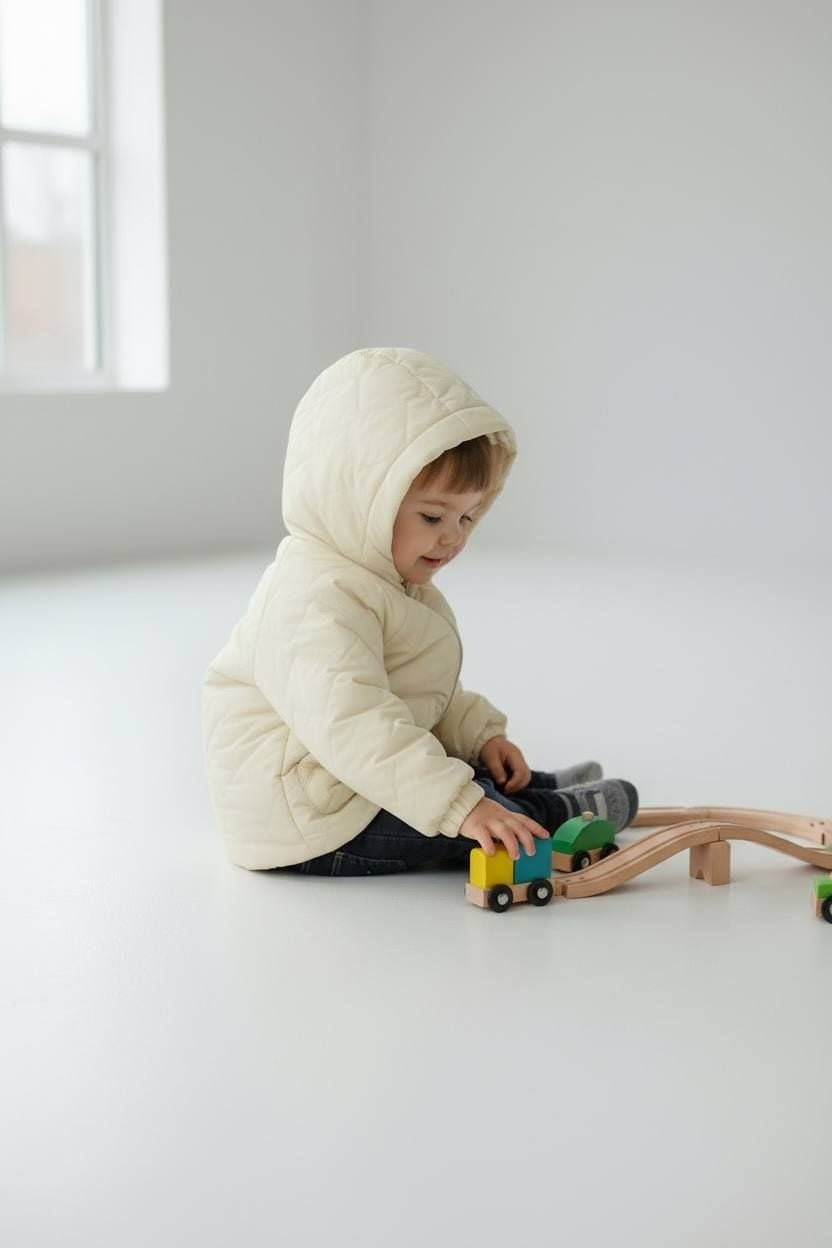 Верхній одяг куртка 123% молочний 80(р)