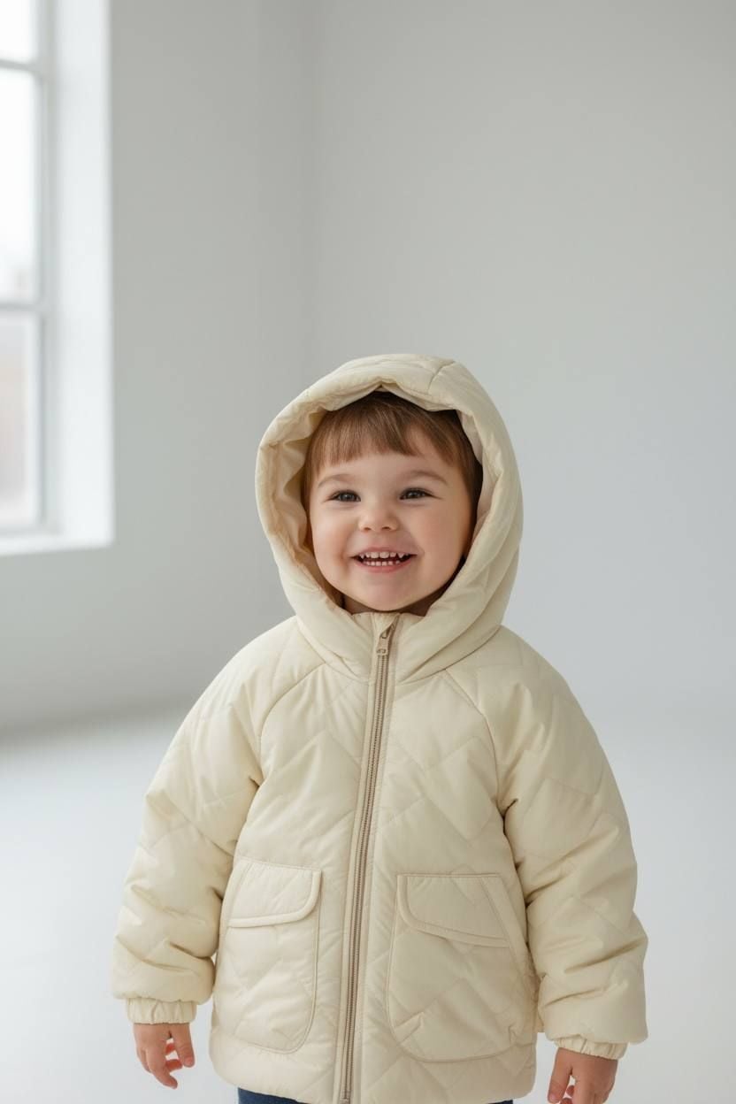 Верхній одяг куртка 123% молочний 80(р)