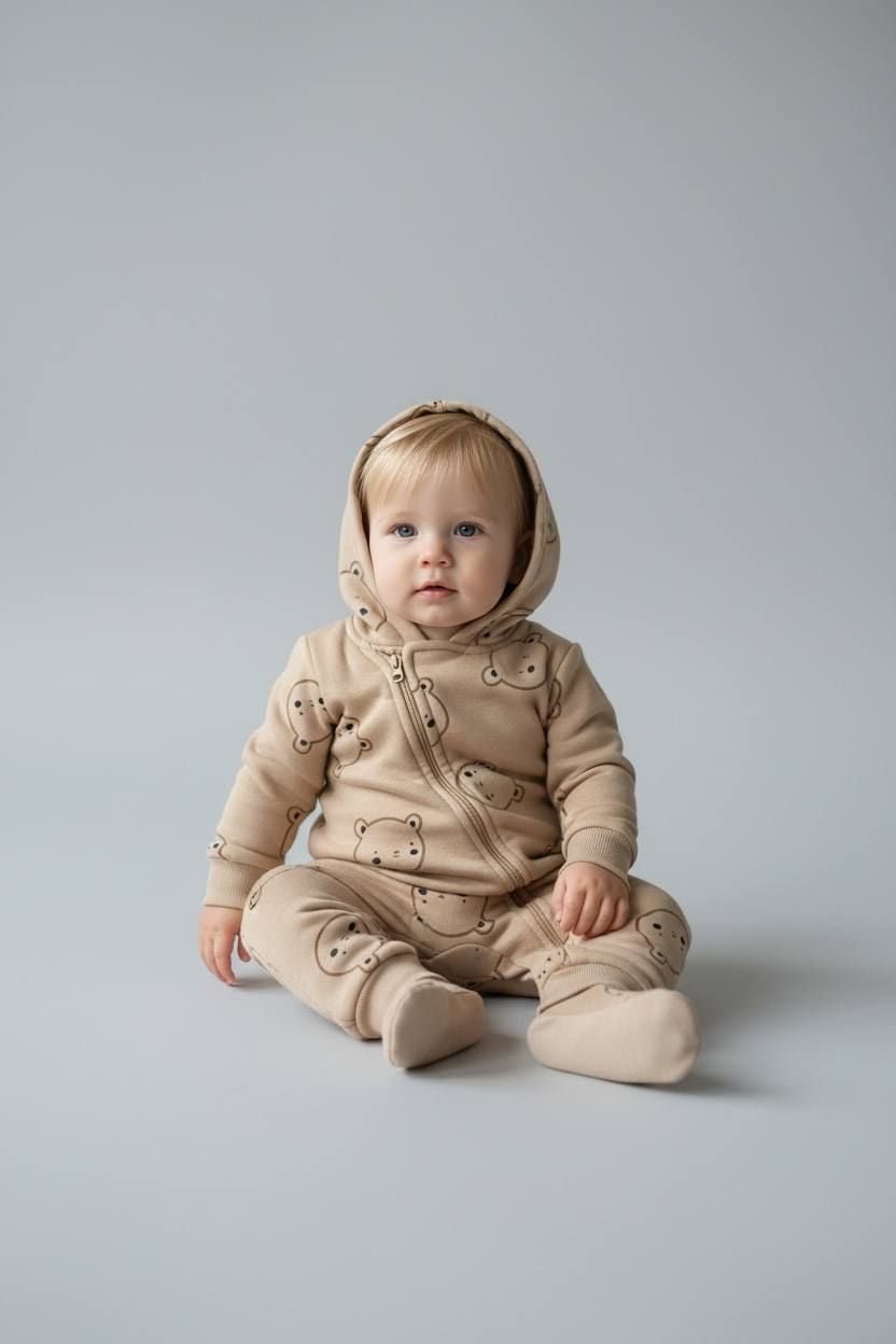 Немовля комбінезончик 12241.21 коричневий 74(р)