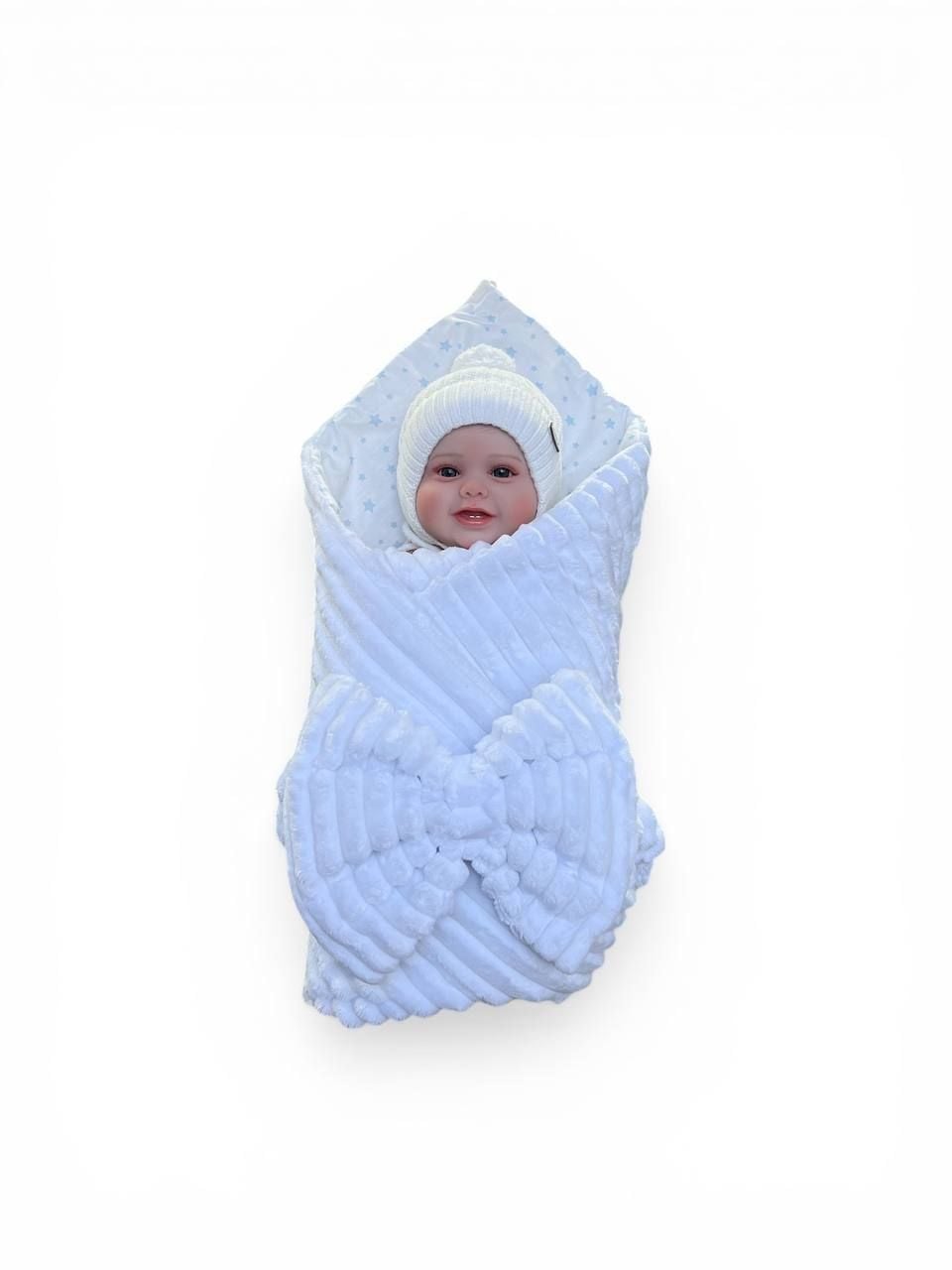 Немовля Плед 1939.36 білий блакитн(р)