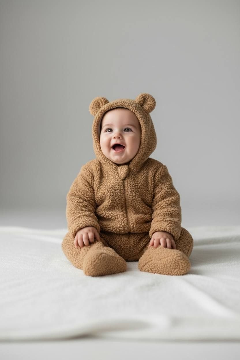 Немовля комбінезончик 12265.52 коричневий 68(р)