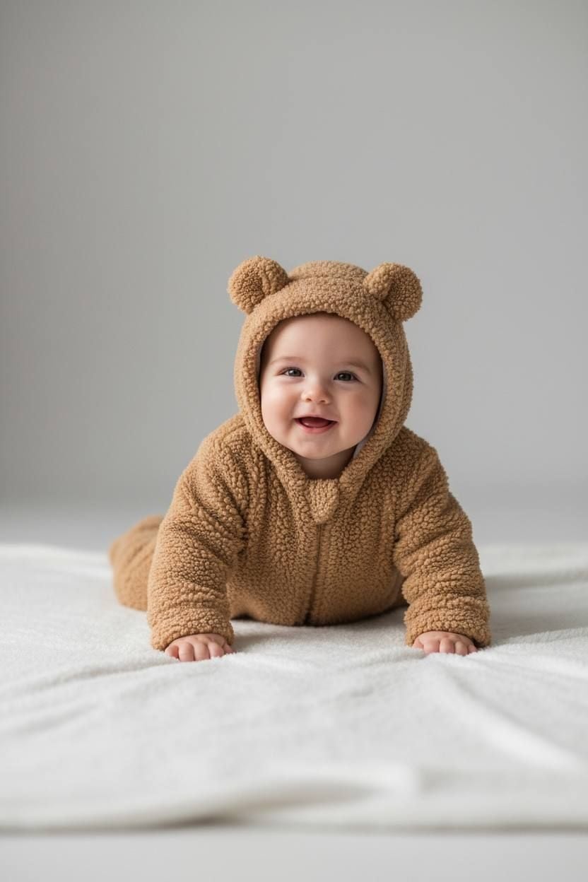 Немовля комбінезончик 12265.52 коричневий 68(р)