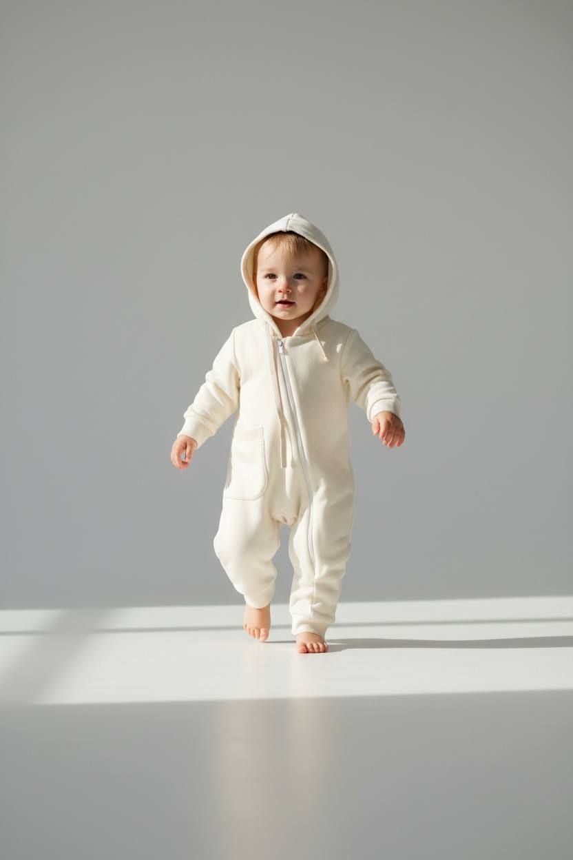 Немовля комбінезончик 12197.21 молочний 80(р)