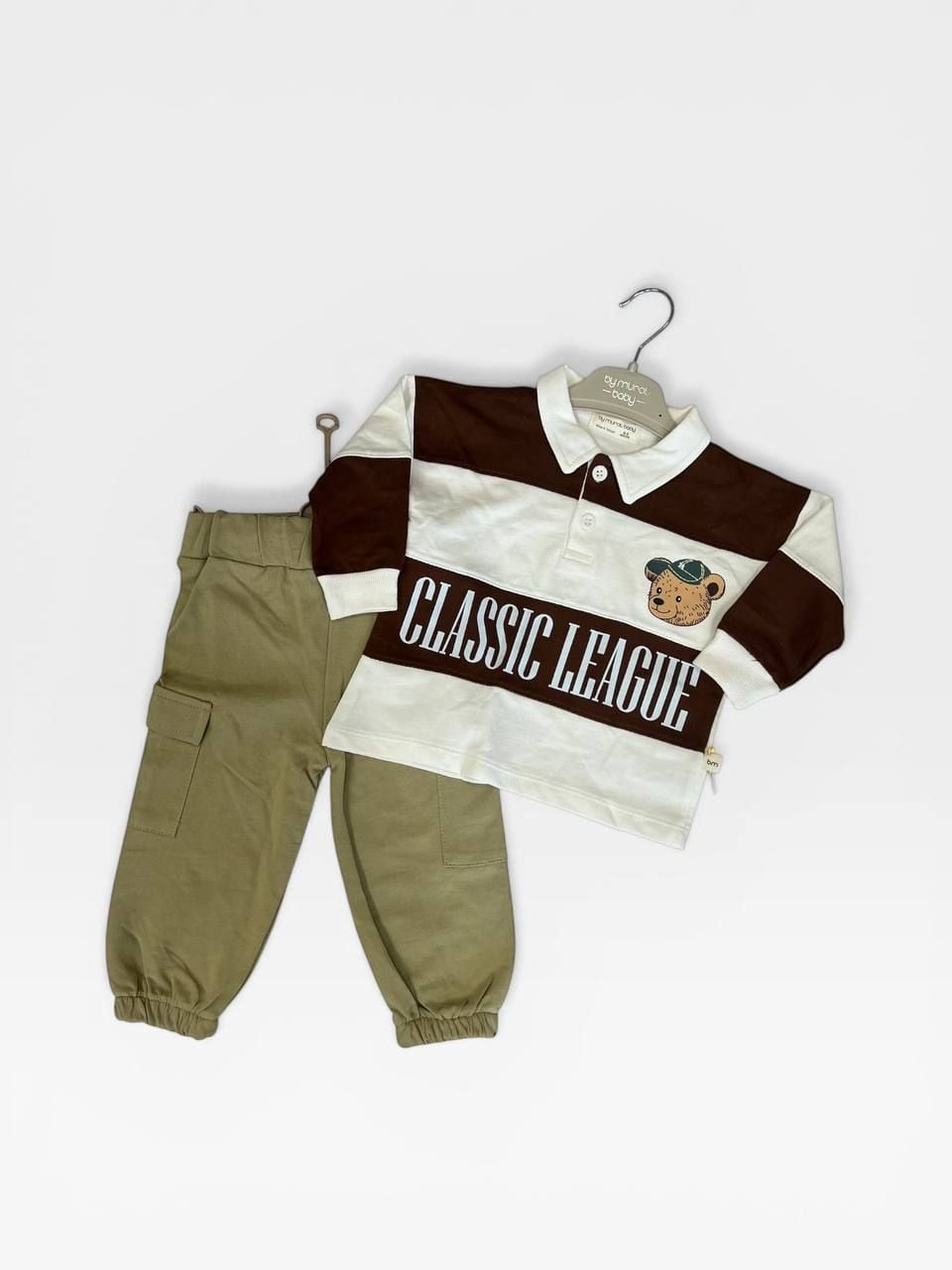 Немовля костюмчик 58646 коричневий 06-09(р)