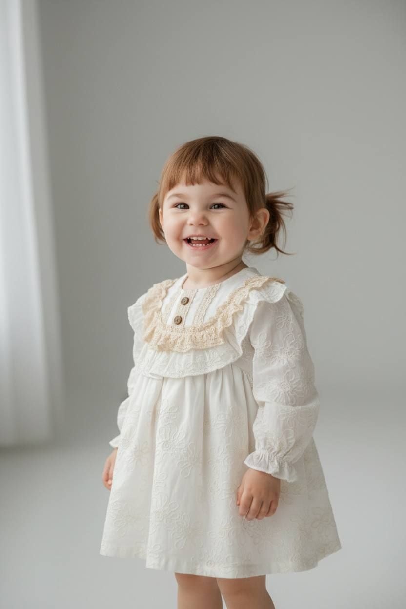 Немовля Сукня 58707 молочний 03-06(р)