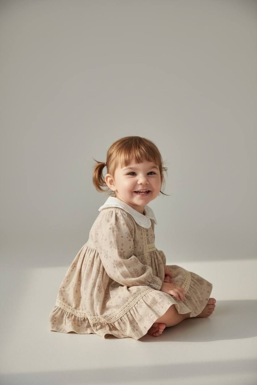 Немовля Сукня 58603 капучино 06-09(р)