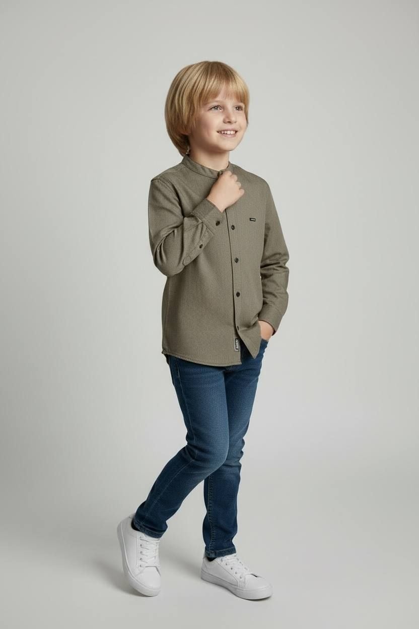 Сорочка 2313 коричневий 122(р)