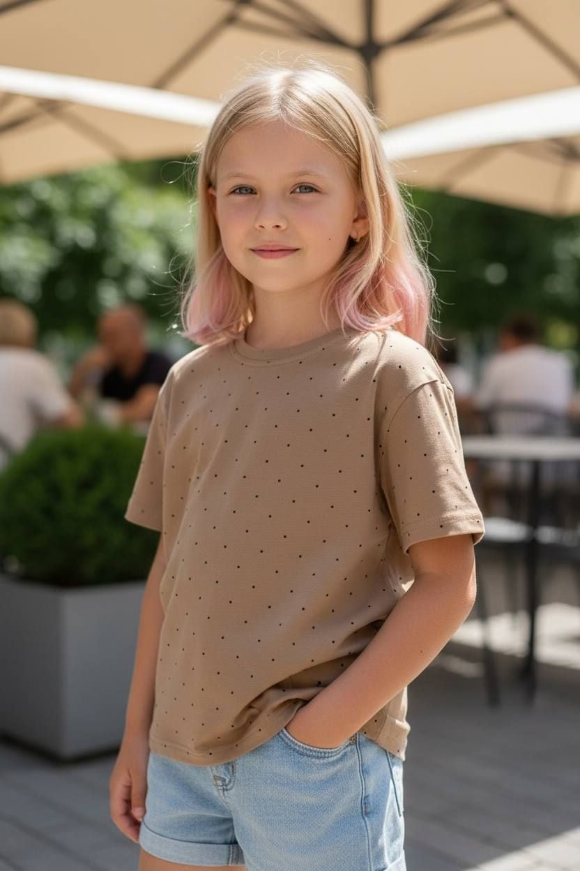 Футболка кам130 капучино 128(р)